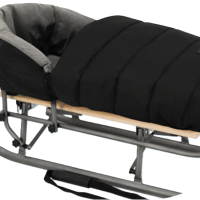 Сгъваема шейна с термочувал Babyhome Спейс, сив-2Ti3d.png