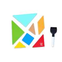 Дървен комплект за игра 2 в 1 Hape, Космически лабиринт и дъска танграм, 15 части-2U4cw.jpeg