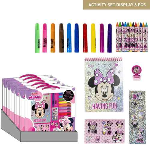 Комплект за рисуване с маркери и тефтер Cerda, Minnie Mouse