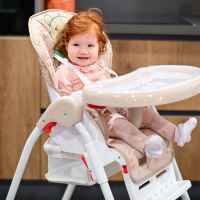 Столче за хранене Lorelli, Dulce, Green leather-2hBK6.jpeg