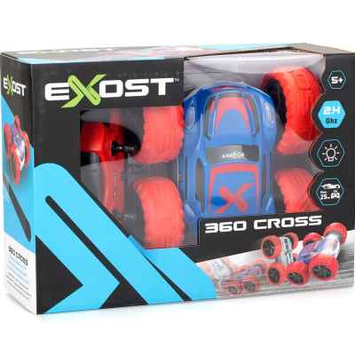 Радиоуправляема кола Exost 360 Cross III Silverlit, червена