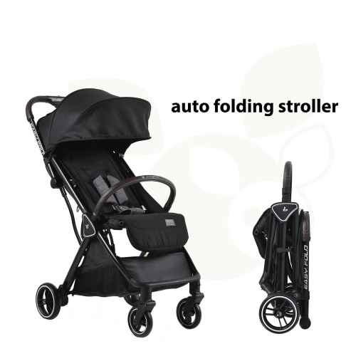 Бебешка лятна количка Cangaroo Easy fold, черна
