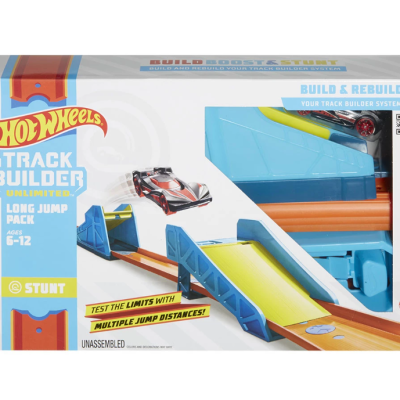 Комплект елементи за скок Hot Wheels, Track Builder