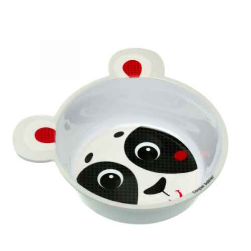 Меламинова купа с ушички Canpol, Hello little, сива