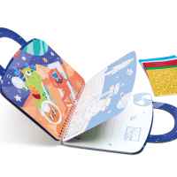 Творчески комплект Hape, Книжка за апликации с фолио, Космос-2rGAr.jpeg