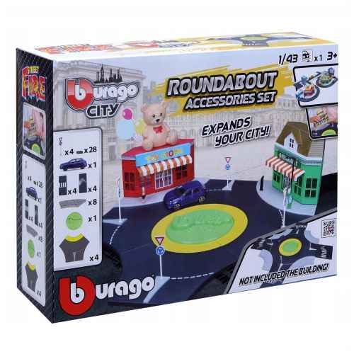 Bburago - Street Fire City: Комплект кръгово 1/43
