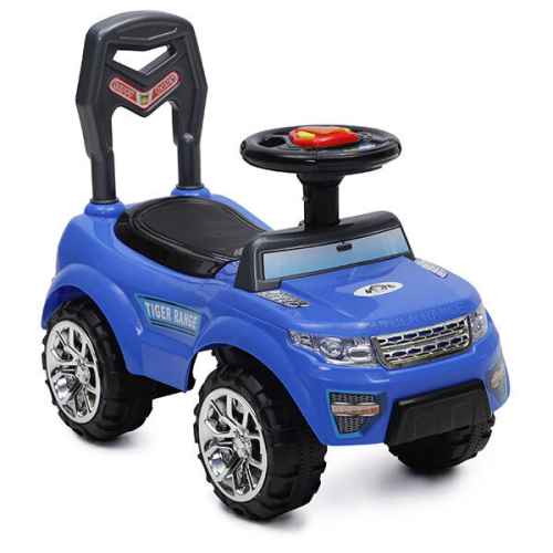 Детска кола за бутане Moni Tiger range, синя