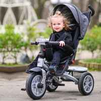 Триколка Lorelli Speedy с въздушни гуми, Grey-3EH74.jpeg