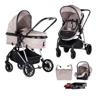 Комбинирана бебешка количка 4в1 Chipolino Аура, тирамису