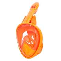 Детска цяла маска за шнорхелинг Zippy, размер xs оранжева-3KuCz.jpg
