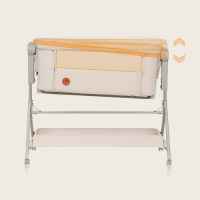 Бебешка кошара Next to me 3 в 1 Lionelo Leonie Plus люлееща се, Beige Sand-3NPQ1.jpeg