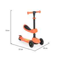 Тротинетка Lamborghini 2в1, оранжева-3Pz6H.jpeg