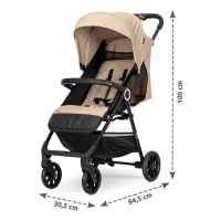 Лятна бебешка количка Lorelli Noir, Beige-3W6Bs.jpeg