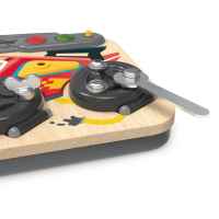 Интерактивен дървен комплект Hape, Образователна дъска, Малкият състезател-3WA16.jpeg