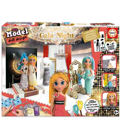 Творчески комплект Educa, Моят модел куклен дизайн, Гала вечер