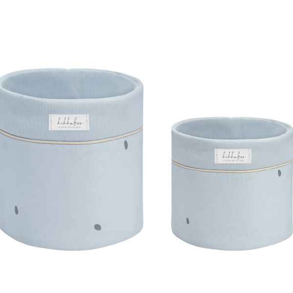 Комплект кош за аксесоари 2 бр Kikka Boo, Stripy Friends 22см и 18см-3iC2G.jpeg