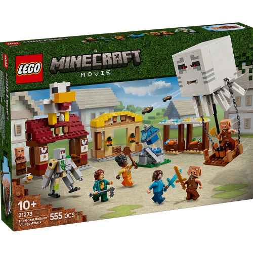 Конструктор LEGO Minecraft, Нападението на огнения призрак-балон в селото