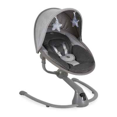 Бебешка електрическа люлка Cangaroo Cloud Premium +, светлосив