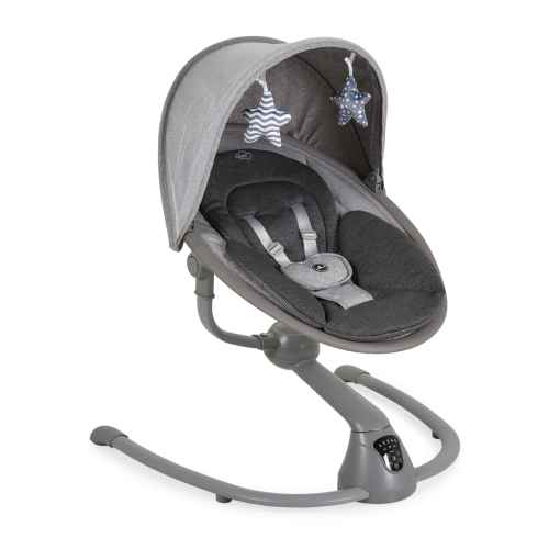 Бебешка електрическа люлка Cangaroo Cloud Premium +, светлосив