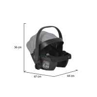 Комбинирана бебешка количка 3в1 Cangaroo Unique, Cloud-Silver-42EVt.jpeg