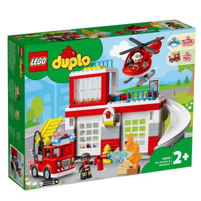 Конструктор LEGO Duplo Пожарна команда и хеликоптер