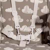 Столче за хранене Lorelli, Dulce, Green leather-4ChBT.jpeg