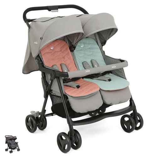 Бебешка количка за близнаци Joie Aire™ twin, Nectar & Mineral