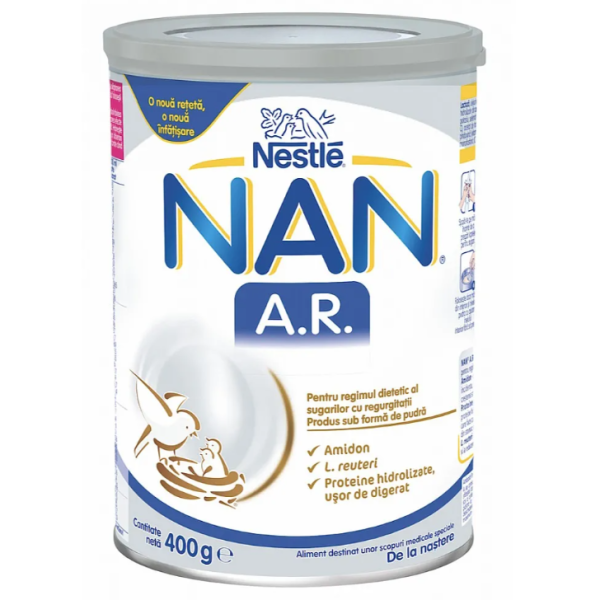 Мляко за кърмачета против повръщане Nestle NAN AR, 0м 400 гр.-4QfBc.png