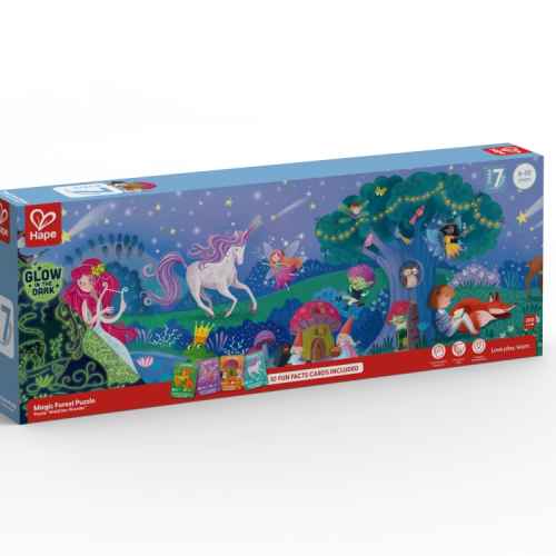 Пъзел Hape, Океан, Магическа гора, Свети на тъмно, 200 части