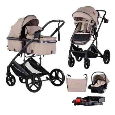 Комбинирана бебешка количка 4в1 Chipolino Аморе, тирамису