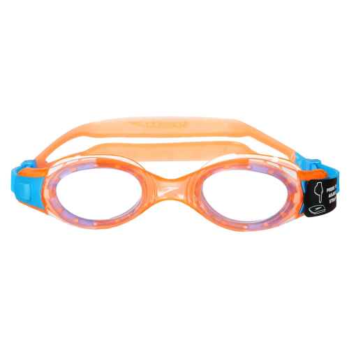 Очила за плуване Speedo Futura Biofuse, оранжево-сини