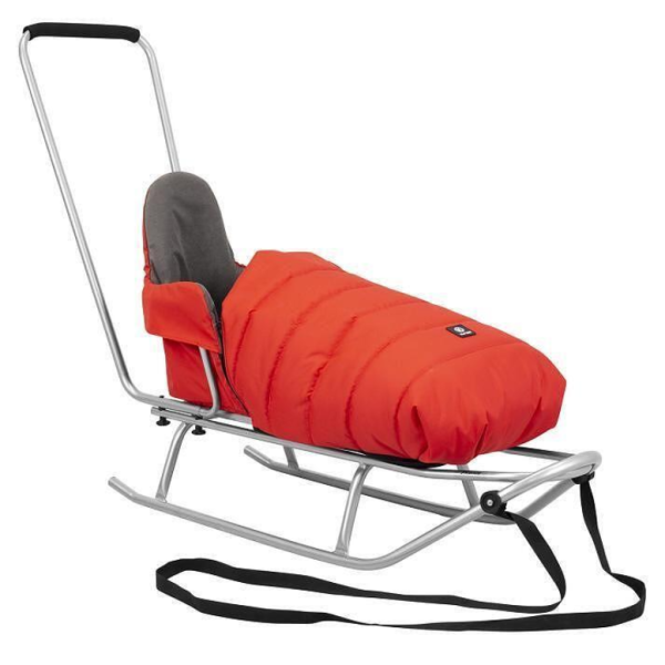 Шейна с родителски контрол и термочувал Babyhome, червен-4swvB.png