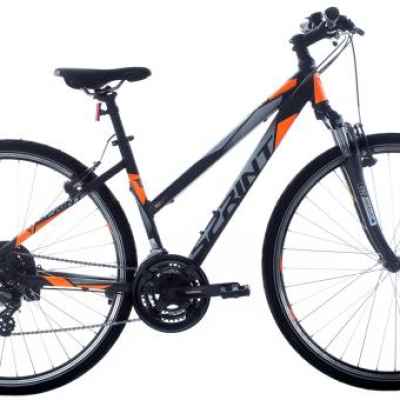Велосипед Sprint Sintero Lady 28, черен/ оранжев
