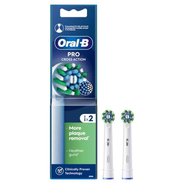 Накрайник за електрическа четка за зъби Oral-B Cross Action, бял 2 бр.-4yCRV.jpeg