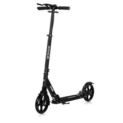 Скутер със спирачка Chipolino Rider, черен до 100 кг
