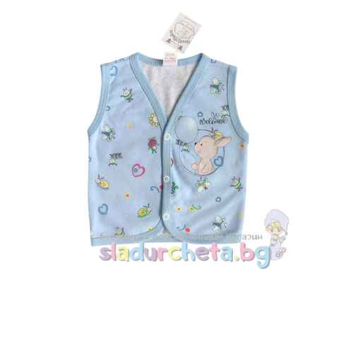 Бебешки елек Sevtex, син