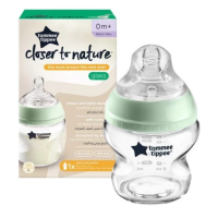 Стъклено шише за хранене Tommee Tippee Easi-Vent 0м+, 150 мл-5MY1Y.png