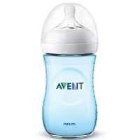 Шише за хранене AVENT Natural 260мл, 1м+, синьо-5NpOJ.jpg