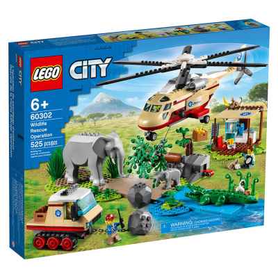 Конструктор LEGO City Спасителна операция в дивото