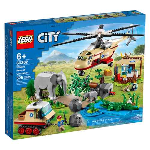 Конструктор LEGO City Спасителна операция в дивото