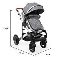 Комбинирана бебешка количка Moni Gala Premium, Stars-5YicO.jpeg