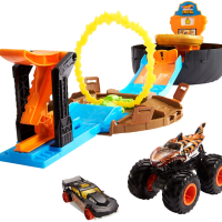 Голямо бъги Hot Wheels Monster Trucks, комплект автомобилна гума с едно бъги и една количка-5ZfxB.png