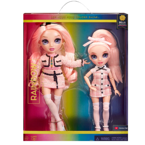 Кукла MGA Rainbow High - Core Doll & Jr. High Doll, Bella Parker, стил 2