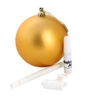 Отпечатък Baby Art Christmas Ball, gold (gold mat + white)-5i6dr.jpeg