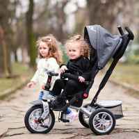 Триколка Lorelli Speedy с въздушни гуми, Grey-5m5dD.jpeg