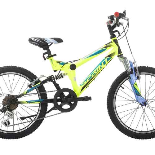Детски велосипед Sprint Element FSP 20, неоново зелен