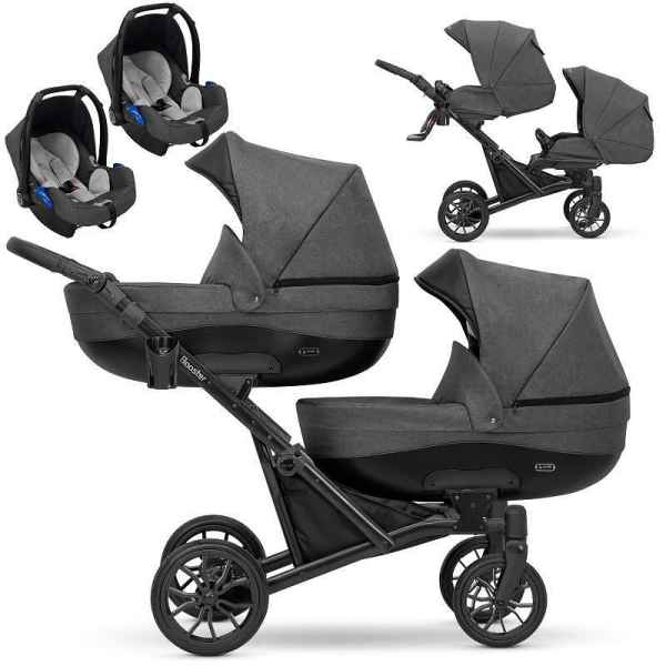 Бебешка количка за близнаци 3в1 Kunert Booster, графит-64bU0.jpeg