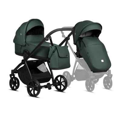 Комбинирана бебешка количка 2в1 Tutis MIO 3+, Pacific Green