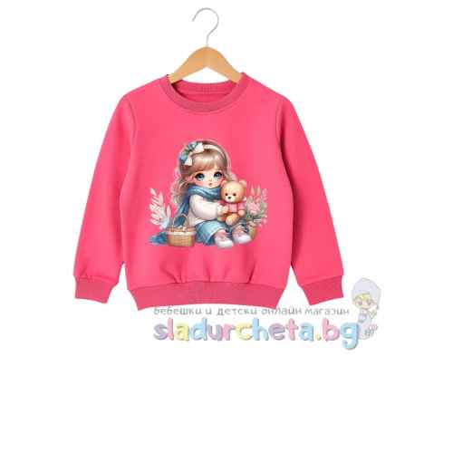 Детска блуза Sevtex, розова