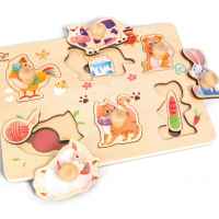 Дървен пъзел Hape, Животни от фермата-6Oscr.jpeg